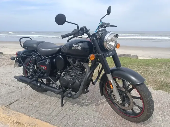 Royal Enfield classic 350 BlackRoyal Enfield Classic 350 Ano 2024 - somente venda Preto f