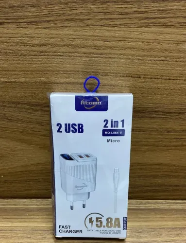Carregador Celular Universal Carga Rápida Micro Tipo C e iPhone 
