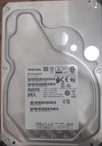 Hd Toshiba 04TB pn: hdepro1jja51