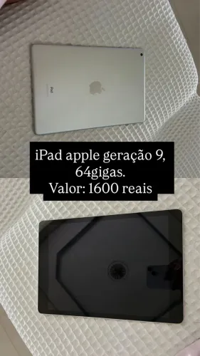 Vendo iPad Apple geração 9 64gigas