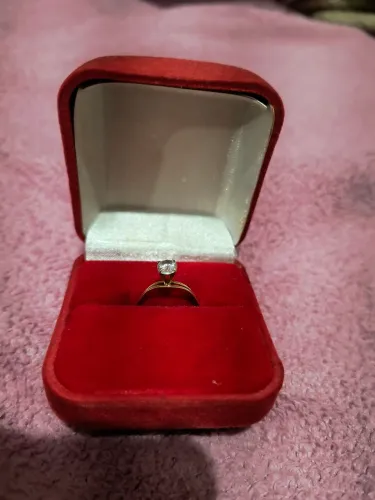 Anel Solitário 18k