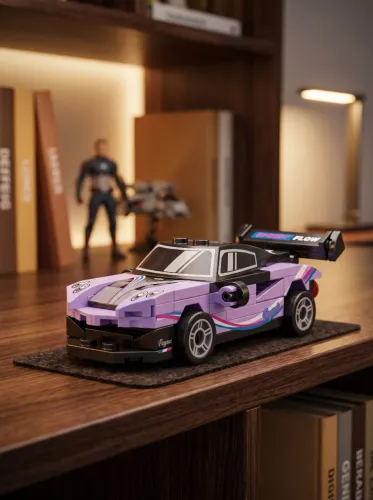 Pagani Zonda R | Carrinho Blocos de Montar com Fricção 