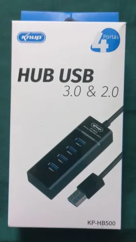 Hub USB 4 portas 3.0 e 2.0