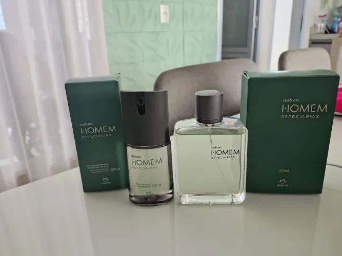 Natura Homem Especiarias (Colônia e desodorante)