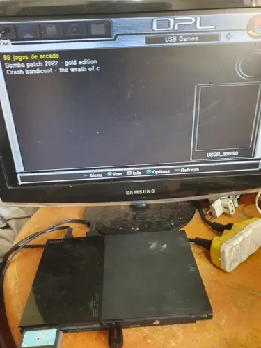 Ps2 Slim Somente o Console Leitor Funcionando 100%