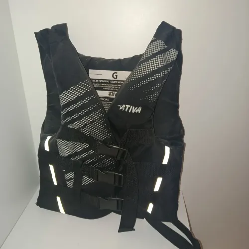 Par de Coletes Salva-Vidas Ativa 55 Pro Classe V Tam. G - Preto