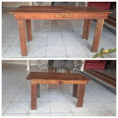 02 mesas para ornamentação