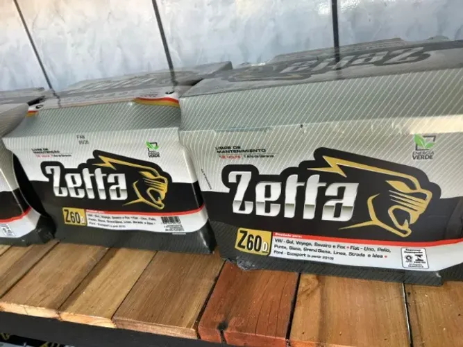 Bateria 60Ah Zetta Instalação e Entrega Grátis
