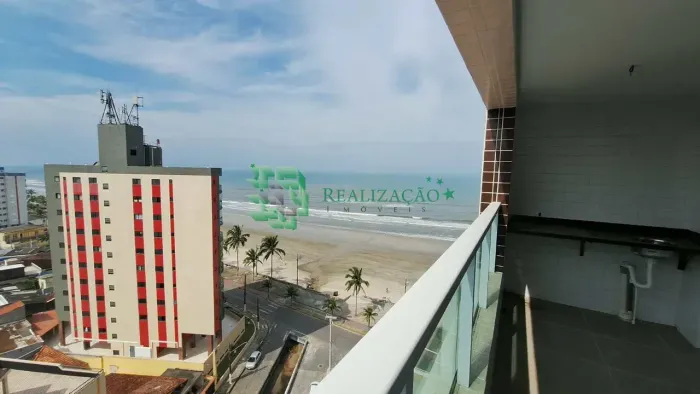 Apartamento top na Praia de Mongaguá vista mar