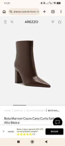 Bota Arezzo 