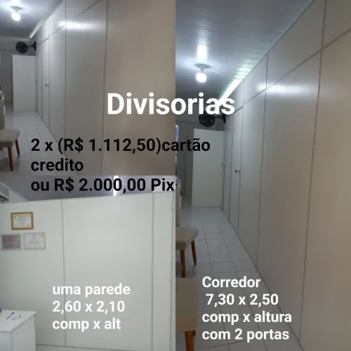 Divisorias em excelente estado 