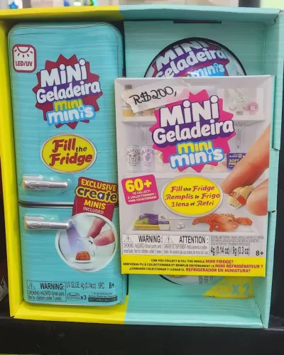 Mini Geladeira Mininrands c/ 02 bolas inclusos 