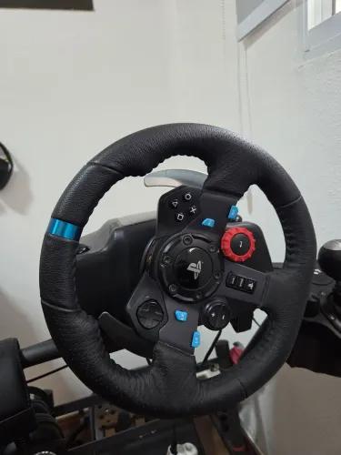 Volante G29 + Cambio H + suporte Veloce V2 + segurador de cadeira | ESTADO DE NOVO