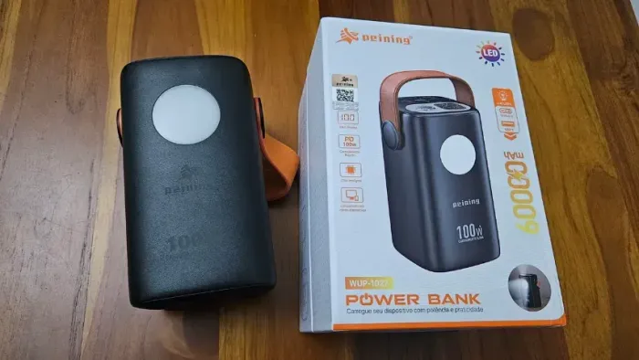 PowerBank Peining 60.000mah 100W Carregamento ULTRA - Excelente para Starlink