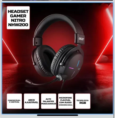 Headset gamer Acer Nitro 