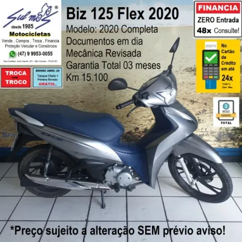 Honda Biz 125 2020 # No Carnê até 48x. Consulte!