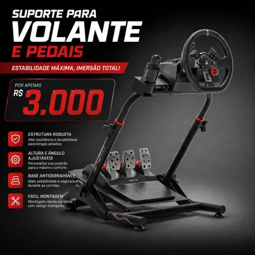 Cockpit, volante e pedais g-29