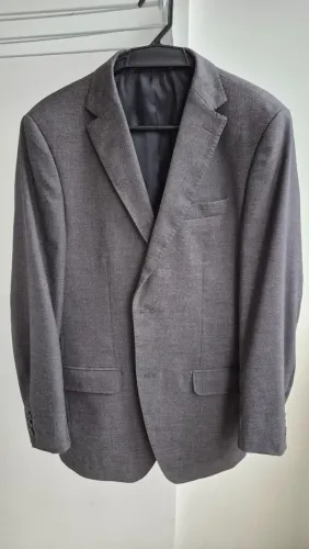 Blazer Highstil Cinza Classic Line Tamamho 50