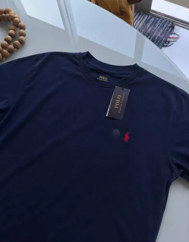 Camiseta Polo Ralph Lauren Masculina Azul Marinho Original - M