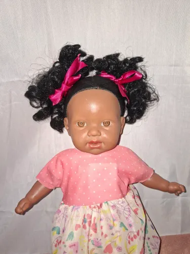 Linda Boneca Bebê Negra 