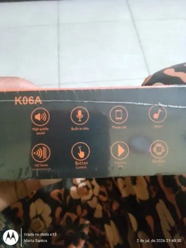Fone para capacete