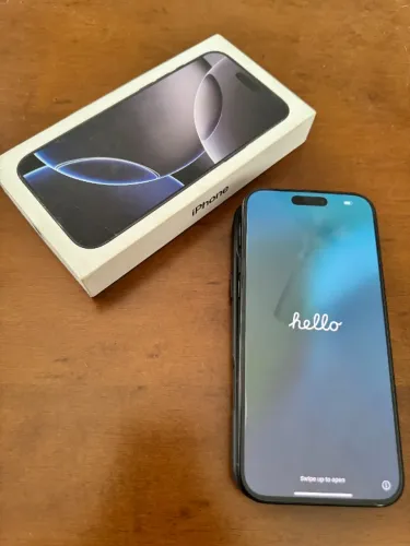 iPhone 16 Pro Max 256 GB - (Preto)- 6.9 polegadas - na caixa - sem detalhes