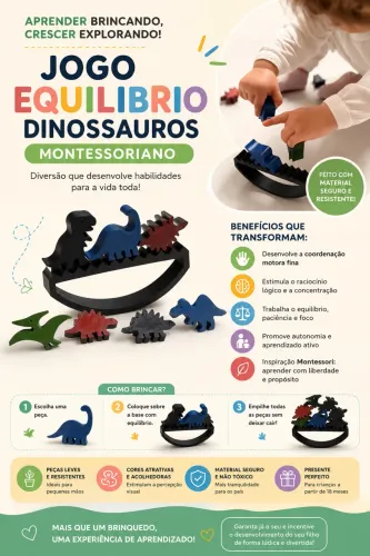 Jogo montessoriano Dinossauros ? 
