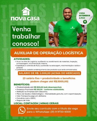 AUXILIAR DE OPERAÇÃO LOGÍSTICA 