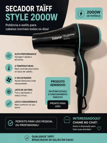 Secador Taiff Style 2000W