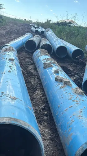 Tubos PVC 500mm semi novos 