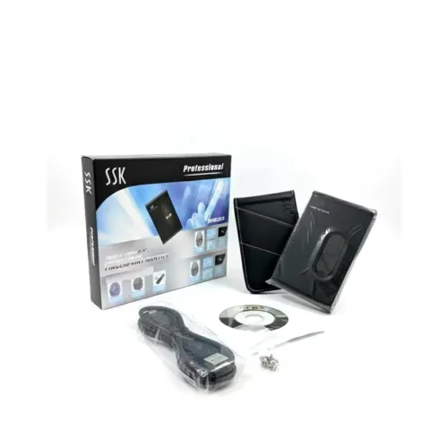 Case de HD portátil com biometria 