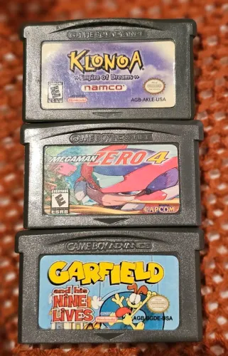 Lote 3 Jogos Paralelos Ótimos de Gameboy Advance (GBA)