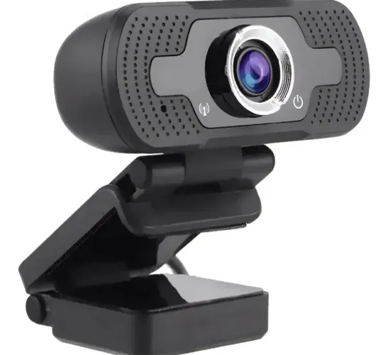 Full Hd 1080p Webcam Microfone Visão Computador Câmera Cor Preto