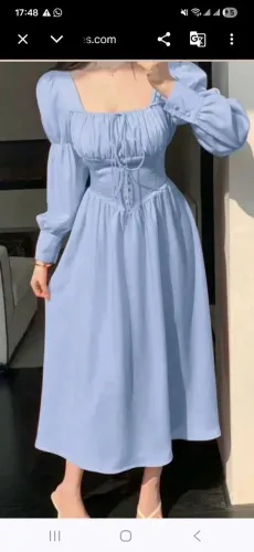 Vestido azul celeste