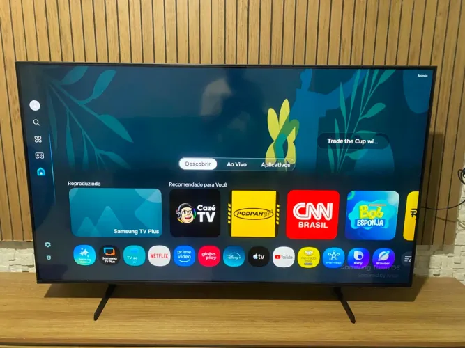 Smart tv 55polegadas 4k cristal
