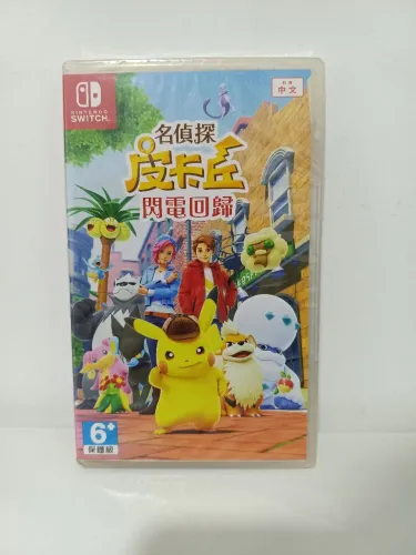 Detetive Pikachu Returns Lacrado Nintendo Switch 