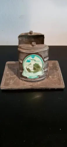 Porta guardanapos ou porta copos cerveja Saint Bier oficial em metal