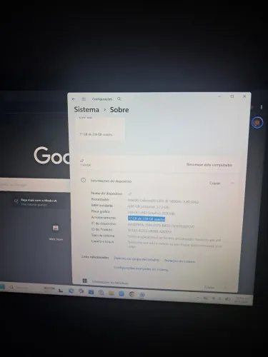 Notebook pra vender logo Samsung