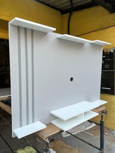 PAINEL DE TV CINZA 50POL