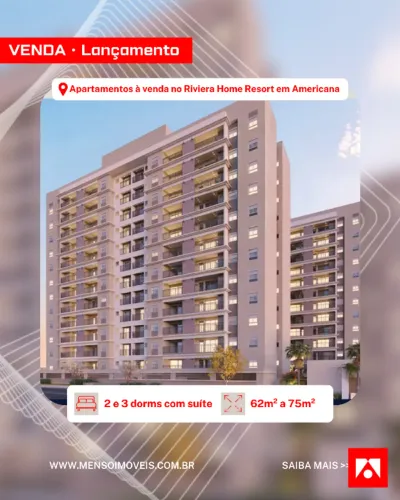Apartamento à venda, 2 quartos, 1 suíte, 1 vaga, Parque Novo Mundo - Americana/SP