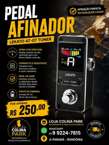 Pedal Afinador Lekato At-07