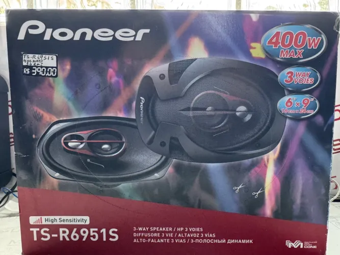 Alto falante pioneer triaxial ts-r6951s original e novo na embalagem na promoção 