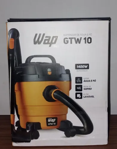 Aspirador De Pó e Água Wap GTW 10L Novo