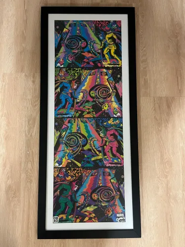 Quadro Pôster Doutor Estranho Marvel (Omelete Box) Enquadrado c/ Vidro Antirreflexo