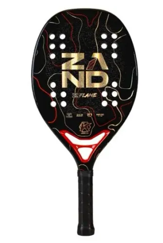 Raquete De Beach Tennis Zand Z Flame 2026 - Flaminia Daina Peso 321g Balance 26.2