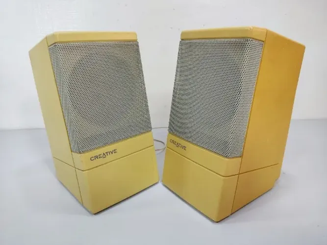 Par De Caixas Som Creative Sbs10 Retro Pc Vintage Cwe (Usado)