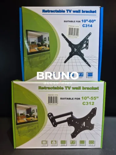 Suporte articulado para TV de 10p a 55p e 10 a 60p