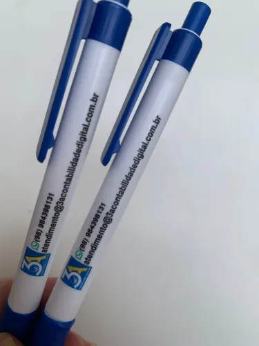 Caneta personalizada com logo