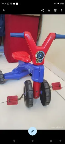 Triciclo Lekinho Vintage. Para criança até 6 anos