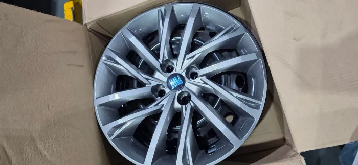 RODA DE FERRO ARO 16" com calotas original